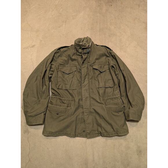 VTG 1960s U.S. ARMY M-65 Field Jacket Coat Cold Weather OG-107 Vietnam Scovile